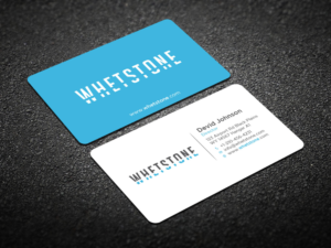 Business Card Design by Verified artistry for Whetstone | Design: #12918726