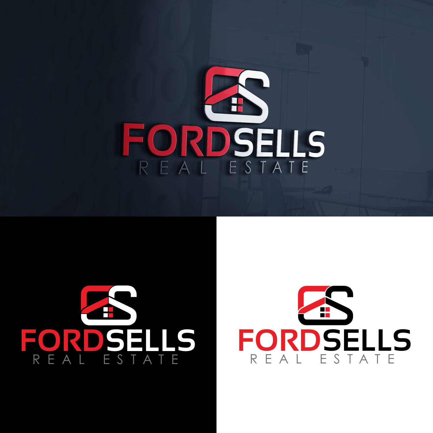 Logo Design by Lashari Designer for FORDSELLS Real Estate | Design #14211021
