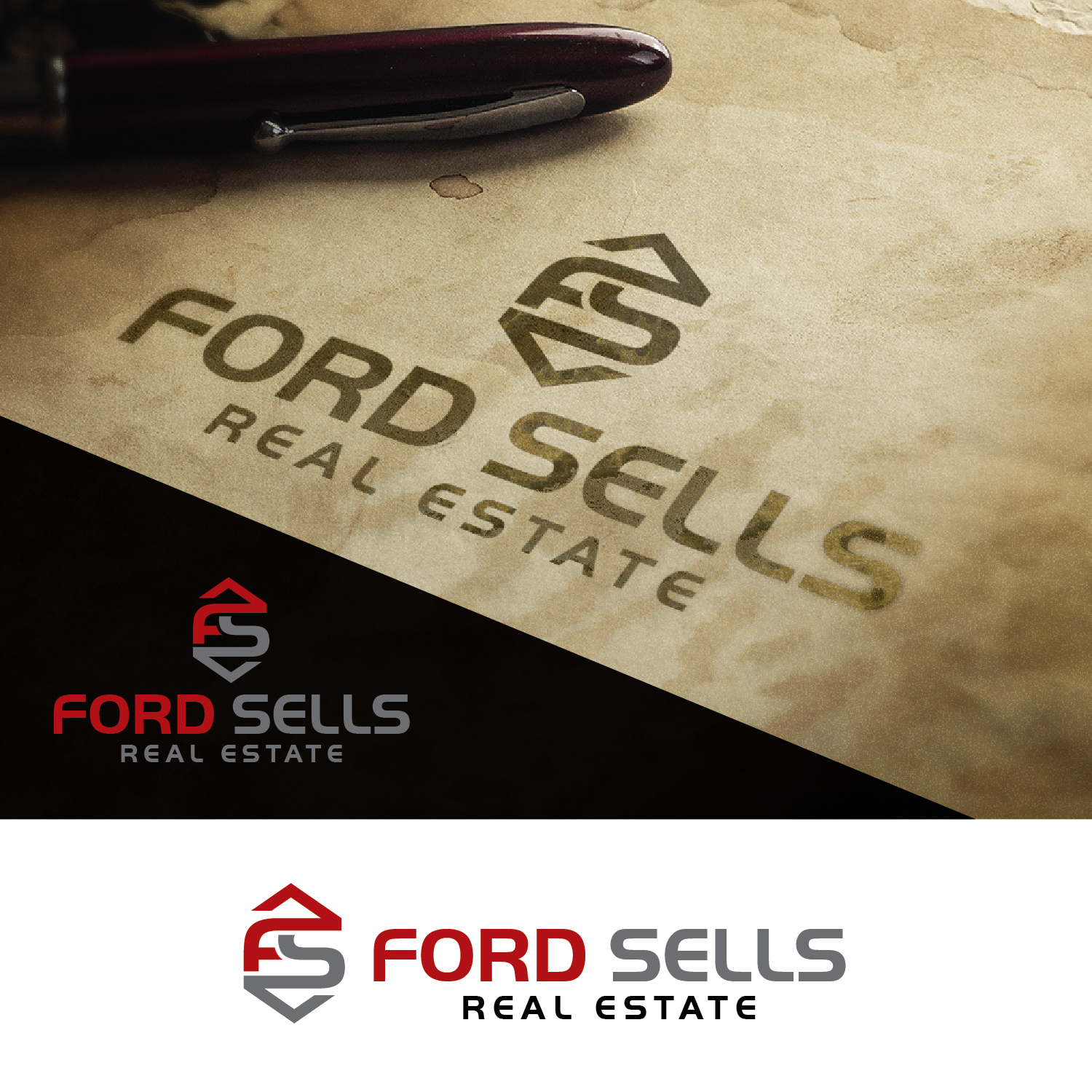 Logo Design by Anoushay for FORDSELLS Real Estate | Design #14218766