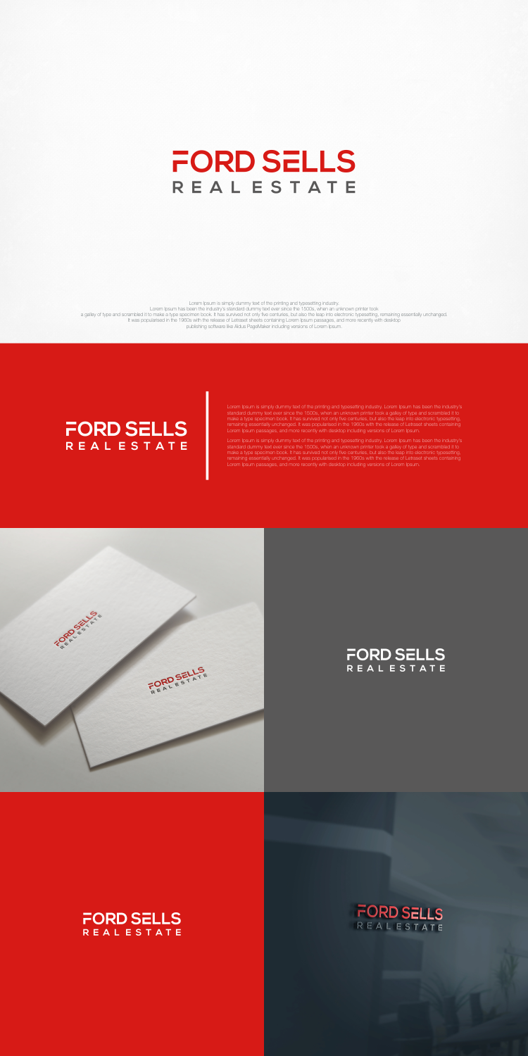 Logo-Design von jenggot_merah_ für FORDSELLS Real Estate | Design #14372493