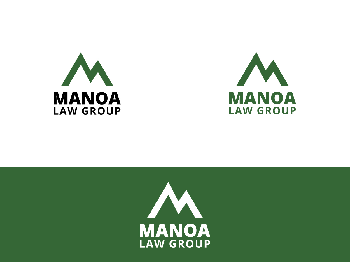 Logo Design by Slant Line Media for Manoa Law Group | Design #12903505