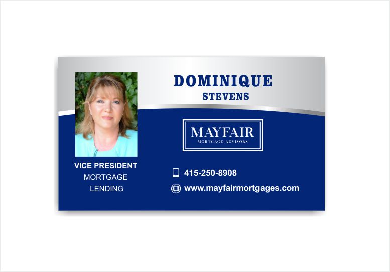 Business Card Design by IneseRo for Mayfair Mortgage Advisors | Design #12896731