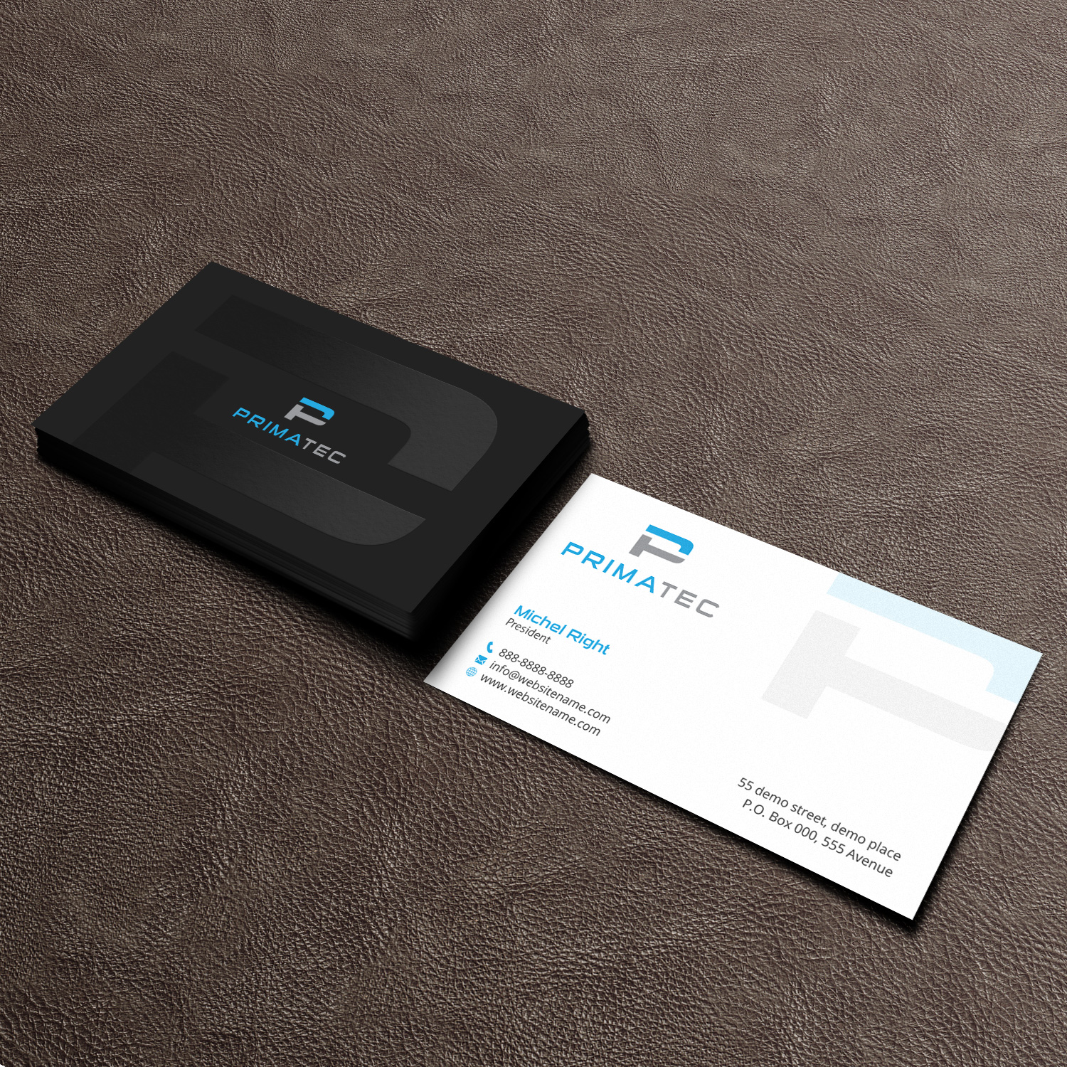 Stationery Design by Right_D for PrimaTec LTD. | Design #12915786