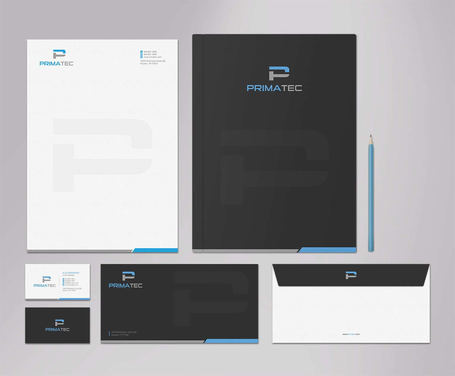 Stationery Design by logodentity for PrimaTec LTD. | Design #12949640