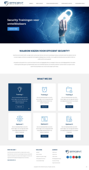 Web Design by pb for Efficient Security | Design: #12926114
