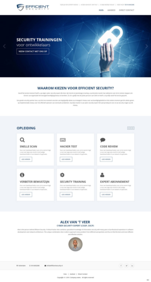 Web Design by pb for Efficient Security | Design: #12926115