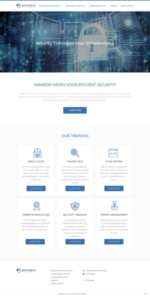 Web Design by pb for Efficient Security | Design: #12927258