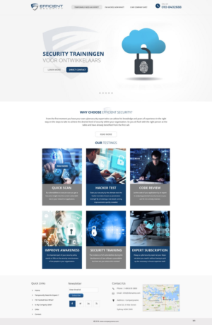 Web Design by pb for Efficient Security | Design: #12927259