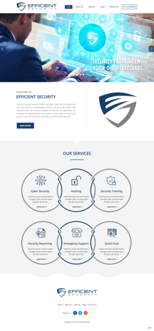 Web Design by pb for Efficient Security | Design: #12927260
