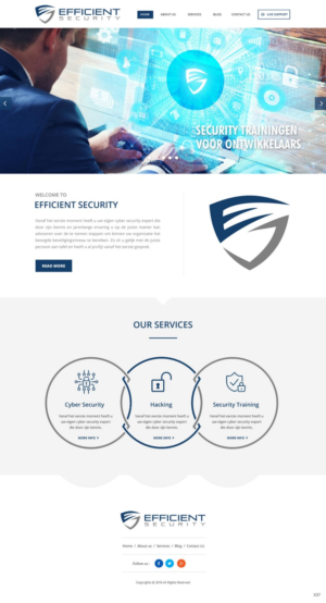 Web Design by pb for Efficient Security | Design: #12927261