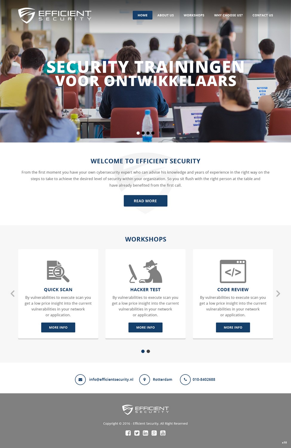 Web Design by pb for Efficient Security | Design #12927262