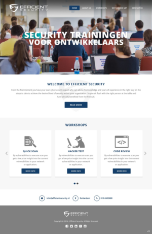 Web Design by pb for Efficient Security | Design: #12927262
