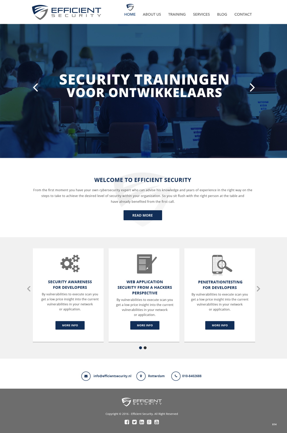 Web Design by pb for Efficient Security | Design #12951532