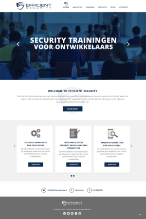 Web Design by pb for Efficient Security | Design: #12951532