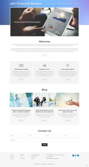 Web Design by pb for this project | Design: #12938408