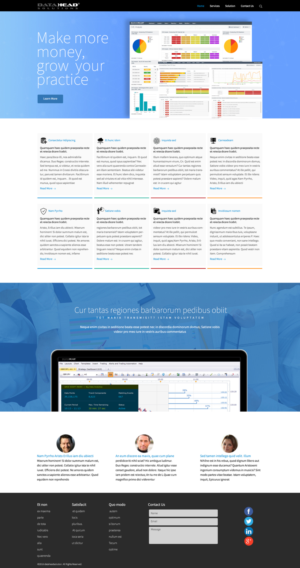Data Head Solutions Landing Page