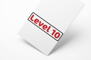 Logo Design by EGYPT KING for Level 10 QA  | Design: #12906942