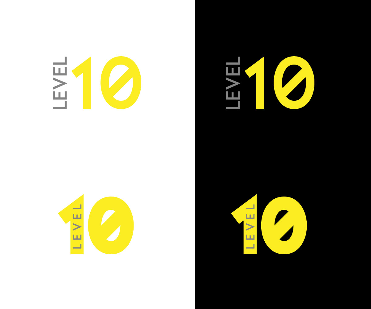 Serious, Modern, It Company Logo Design for Level 10 or Level Ten by ...