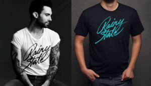 T-shirt design that is outdoorsy and rugged with the words Rainy State | T-shirt Design by Parry PRK