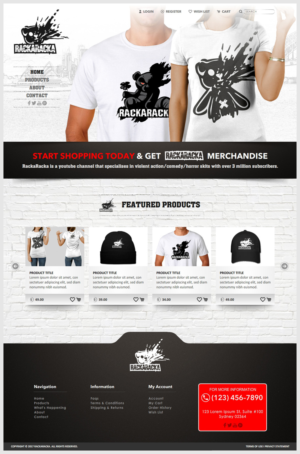 YouTube Design by -Marc- for RackaRacka | Design: #13642021