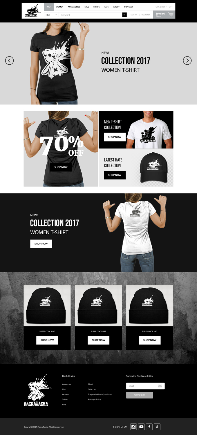 YouTube Design by Lauren for RackaRacka | Design #13403892