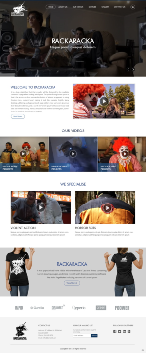 YouTube Design by pb for RackaRacka | Design: #13402334