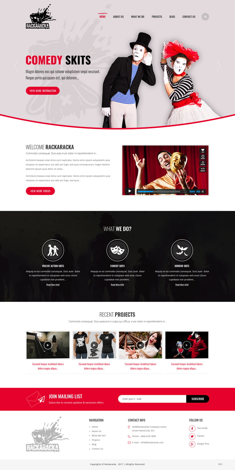 YouTube Design by pb for RackaRacka | Design #13402336