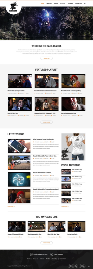 YouTube Design by pb for RackaRacka | Design: #13402340