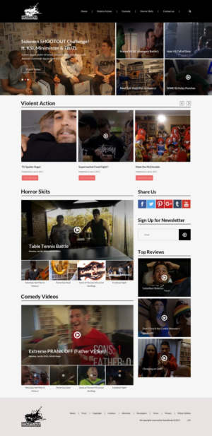 YouTube Design by pb for RackaRacka | Design: #13416286