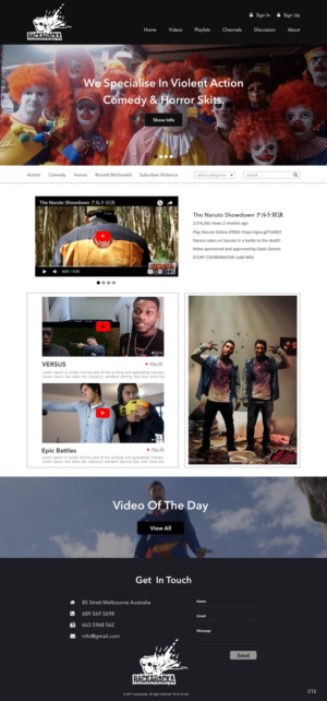 YouTube Design by pb for RackaRacka | Design: #13416295