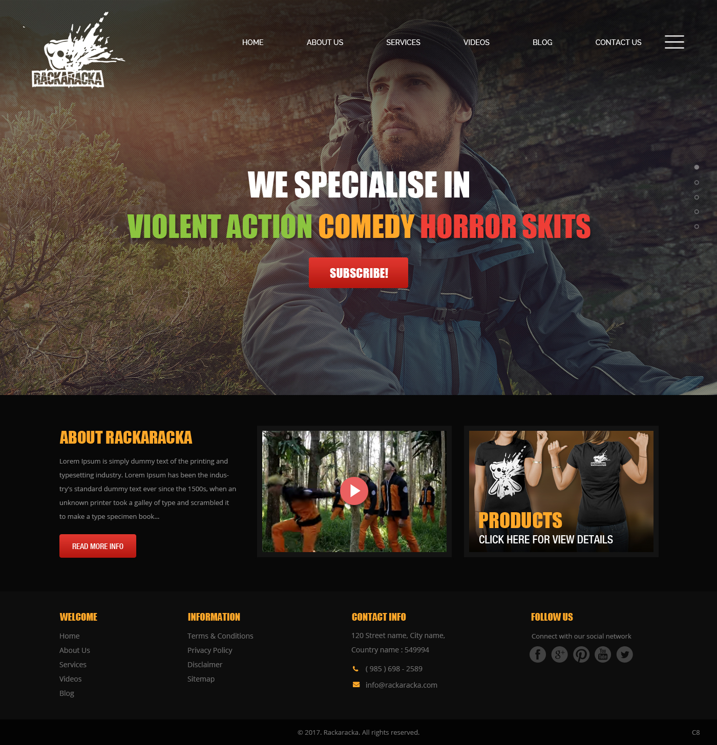 YouTube Design by pb for RackaRacka | Design #13416296
