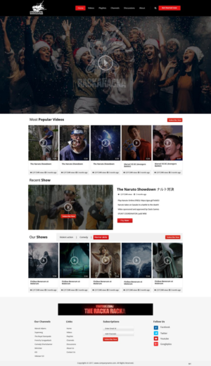 YouTube Design by pb for RackaRacka | Design: #13416297
