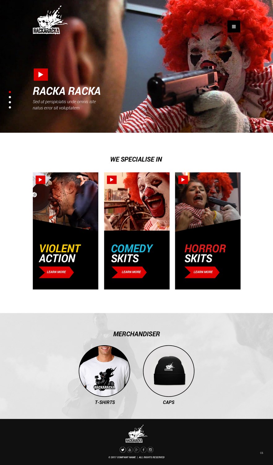 YouTube Design by pb for RackaRacka | Design #13416309