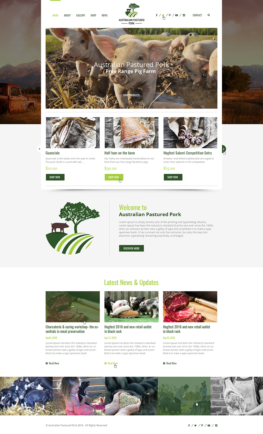 Web Design by Ved Web Services for Australian Pastured Pork | Design #12936965