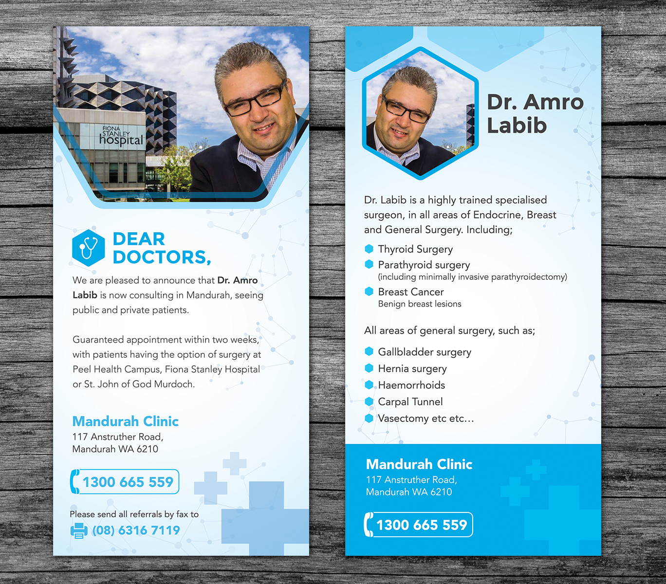 elegant playful medical flyer design for a company in australia design 12916196