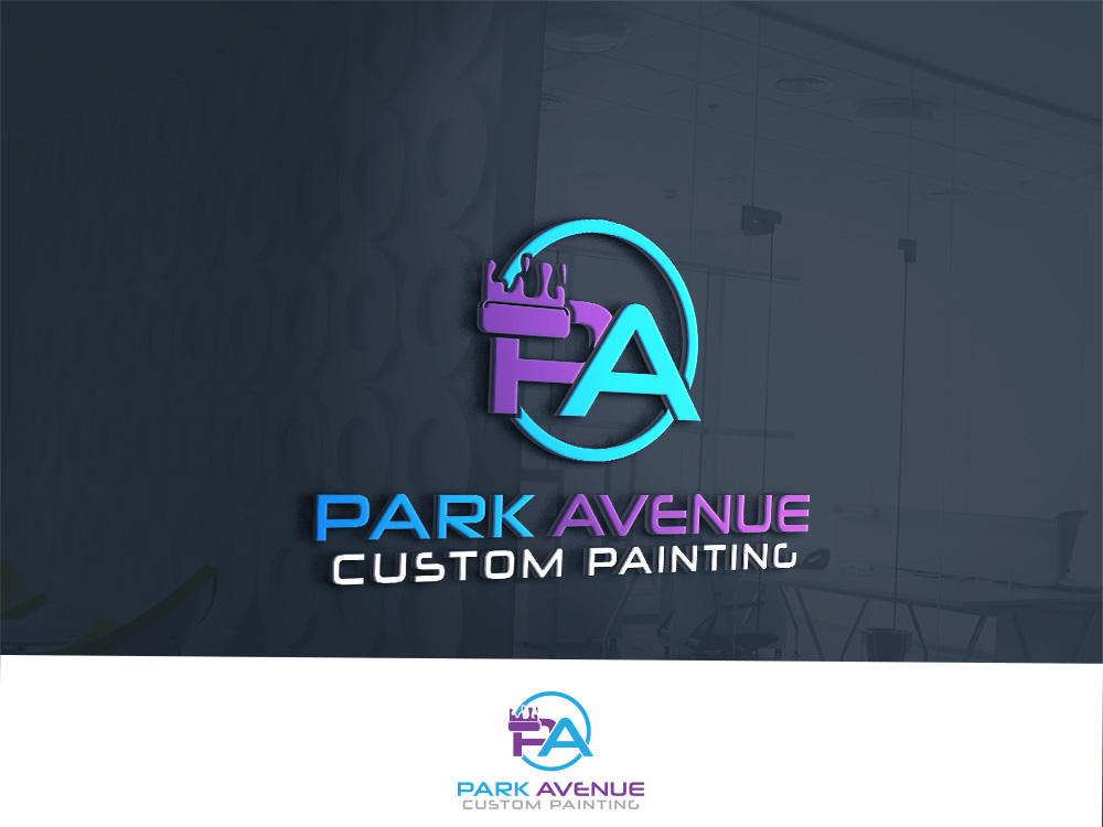 Logo Design by Turn Digital for Park Avenue Custom Painting | Design #12937473