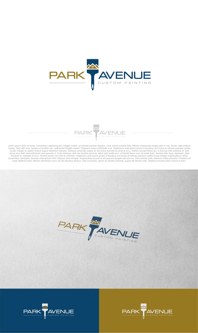 Logo Design by artswolf for Park Avenue Custom Painting | Design #13010013
