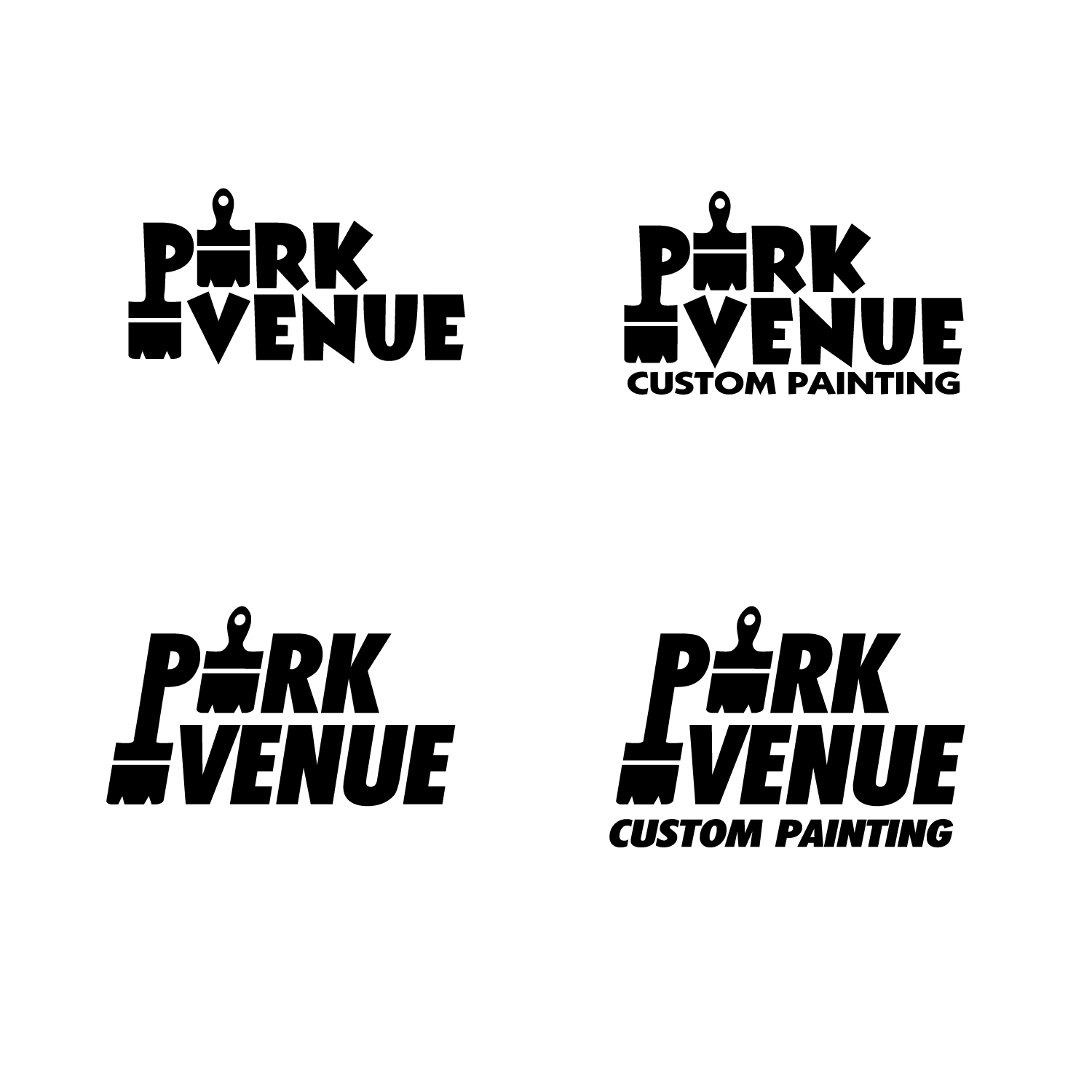 Logo Design by berkatjober for Park Avenue Custom Painting | Design #12946485