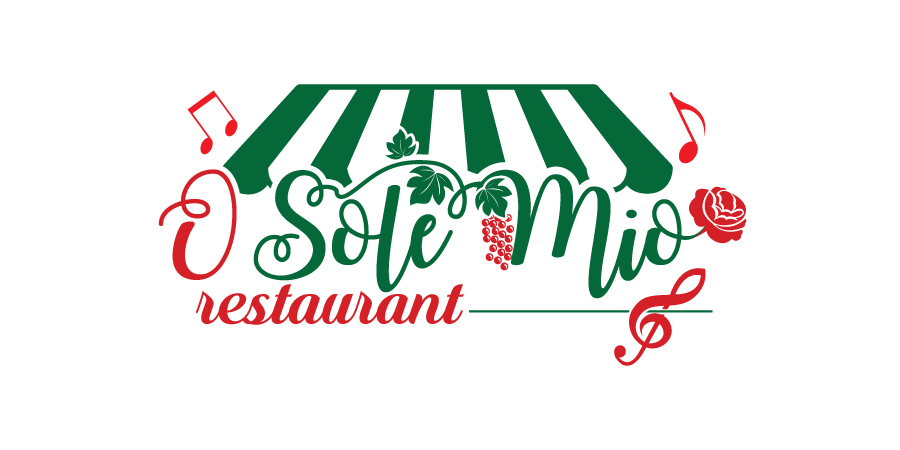 Logo-Design von debdesign für O'Sole Mio Restaurant | Design #12931445