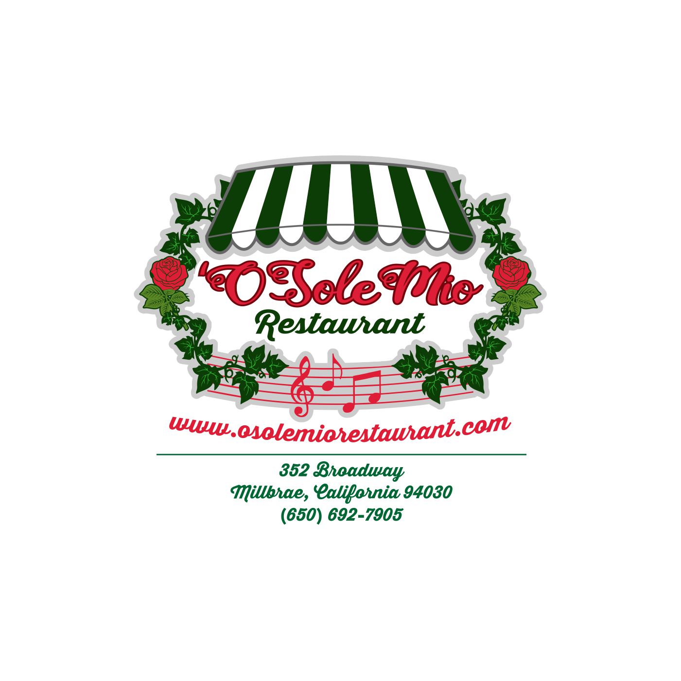 Logo-Design von monstersox für O'Sole Mio Restaurant | Design: #12974282