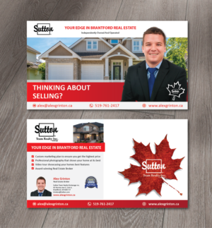 Design de Carte Postale par alex989 pour Sutton Team Realty Brokerage Inc | Design : #12923740