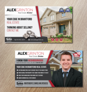 Design de Carte Postale par Alexandar pour Sutton Team Realty Brokerage Inc | Design : #12928254