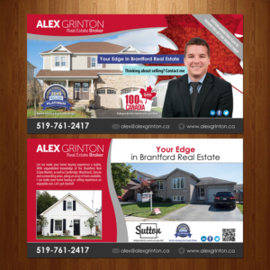Design de Carte Postale par VEGA-Designs pour Sutton Team Realty Brokerage Inc | Design : #13009931