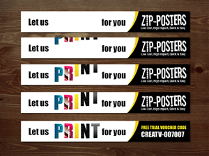 Zip Posters Creative Review Banner AD | Banner Ad Design by MNM