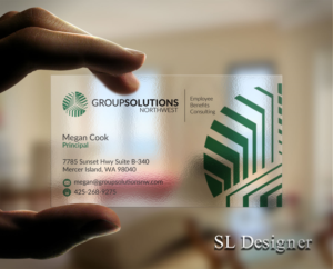 Visitenkarten-Design von SL Designer