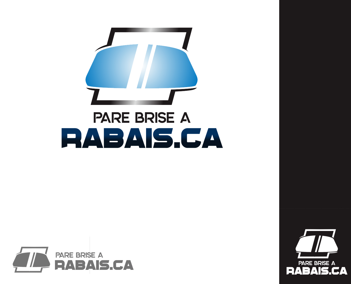 Logo Design by Achref Sehly for Pare-brise à rabais.com | Design #13025481