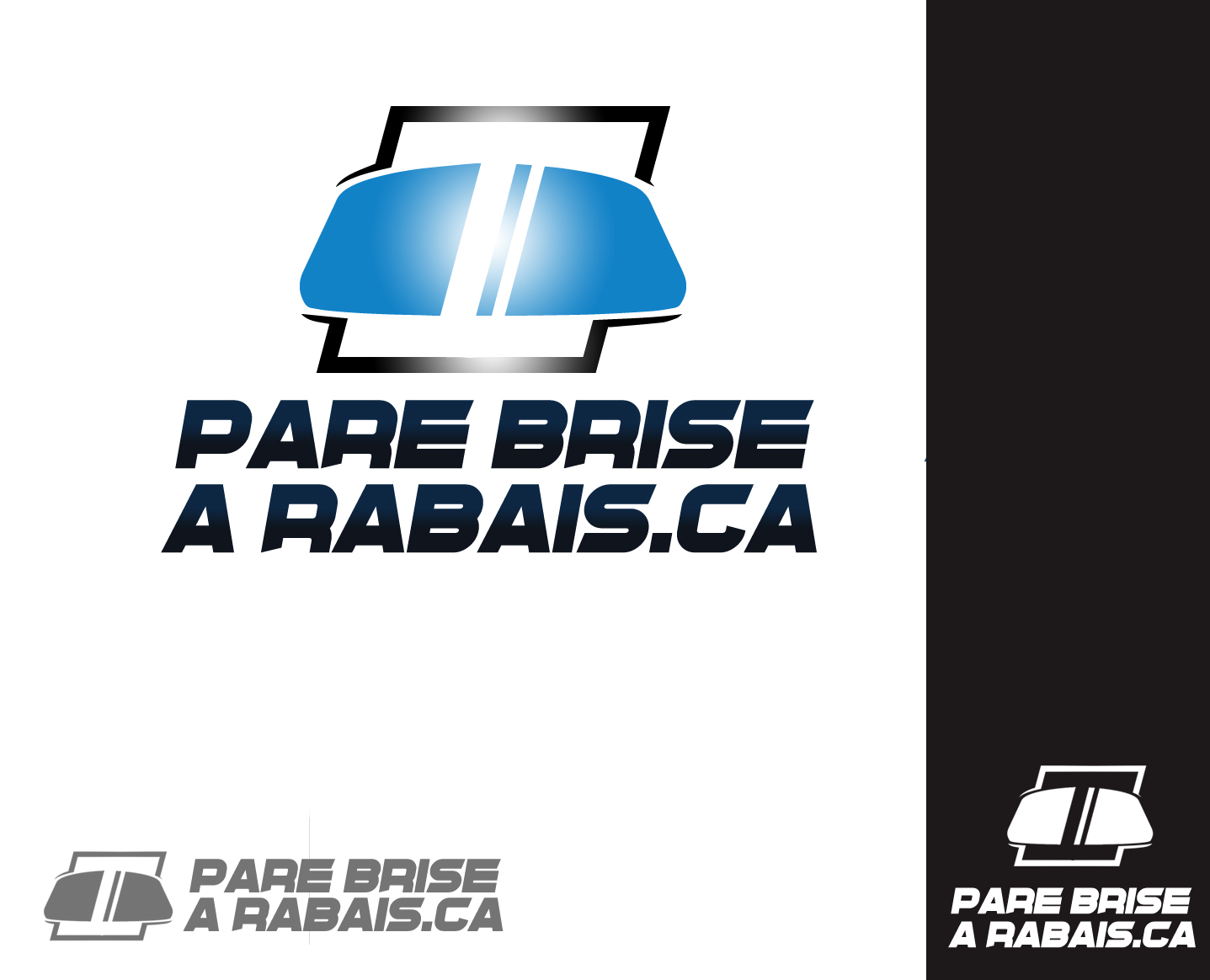 Logo Design by Achref Sehly for Pare-brise à rabais.com | Design #13055960