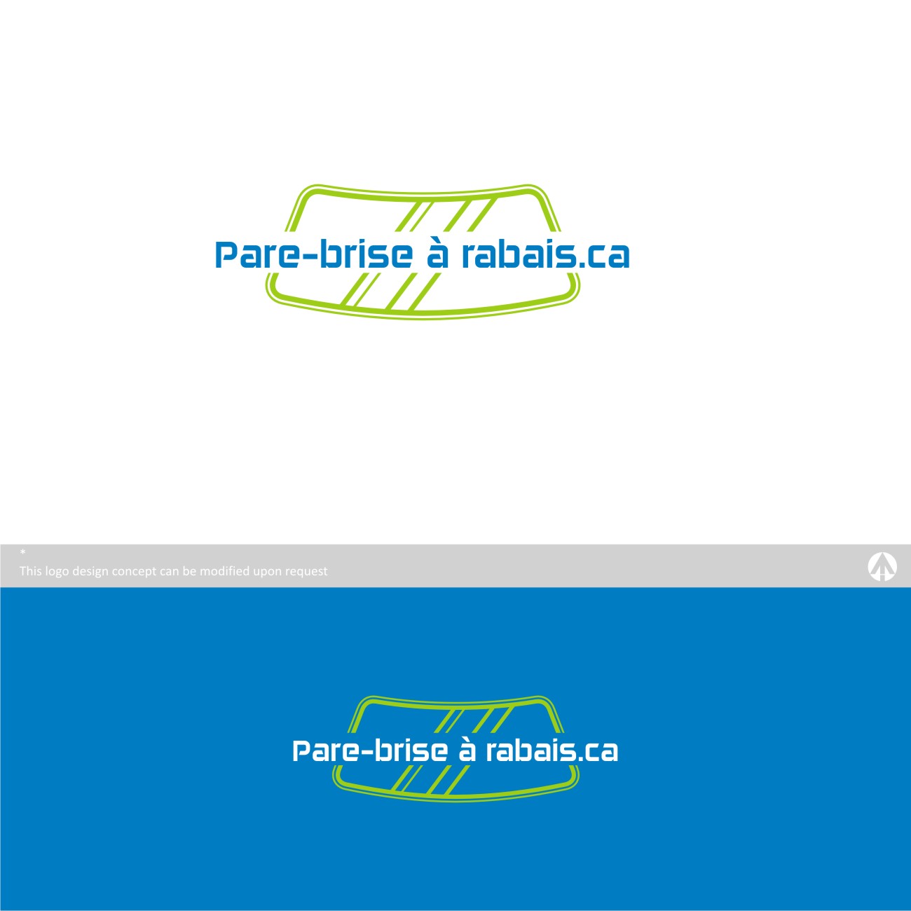 Logo Design by RKingz for Pare-brise à rabais.com | Design #13068883
