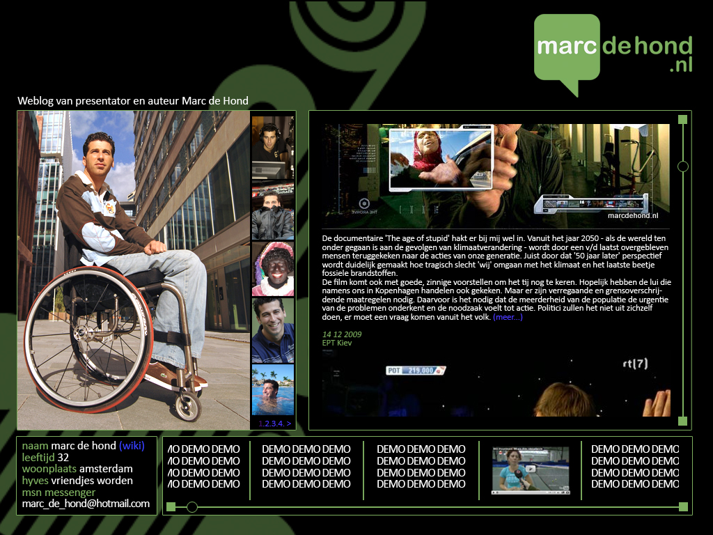Diseño Web por Starterbooster para marcdehond.nl | Diseño #32830