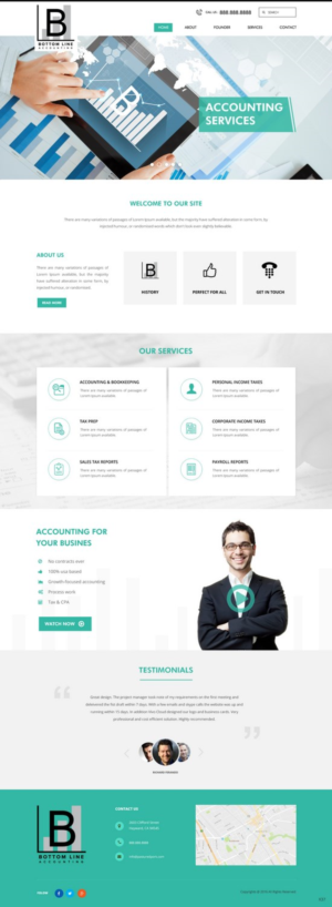 Web Design by pb for this project | Design: #12942541